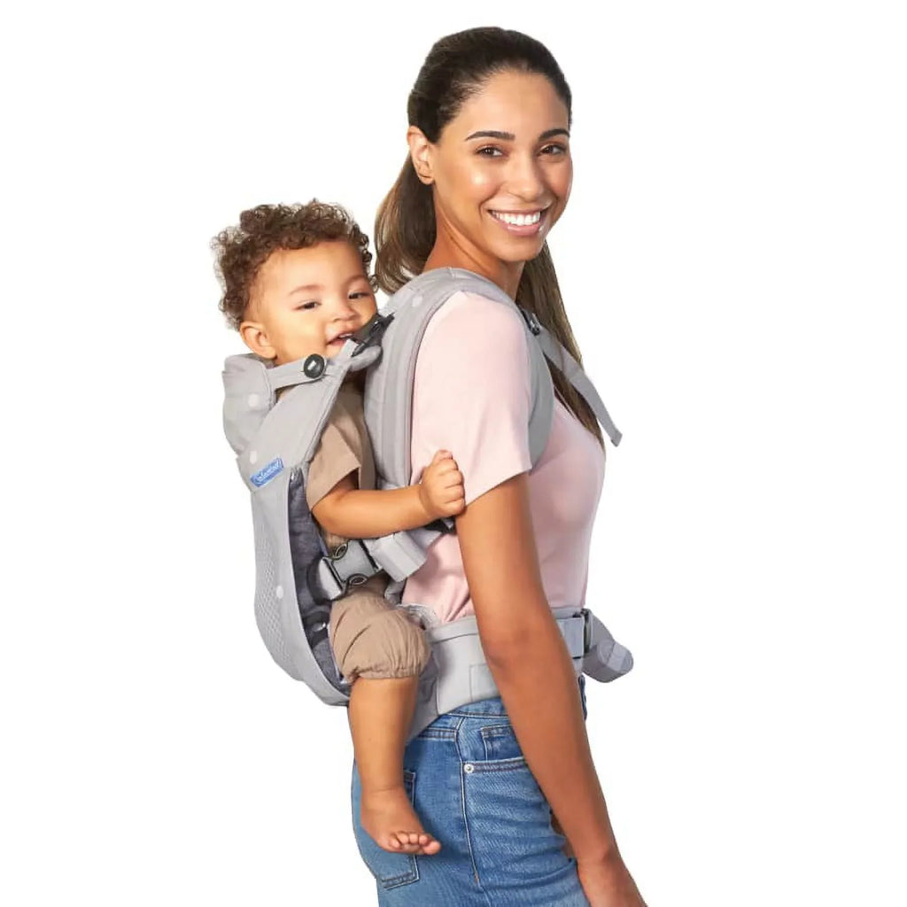 4-Position, Unisex, Baby Gray in-Season-5 Ergonomic 8-40lb, Infantino Layer Carrier,