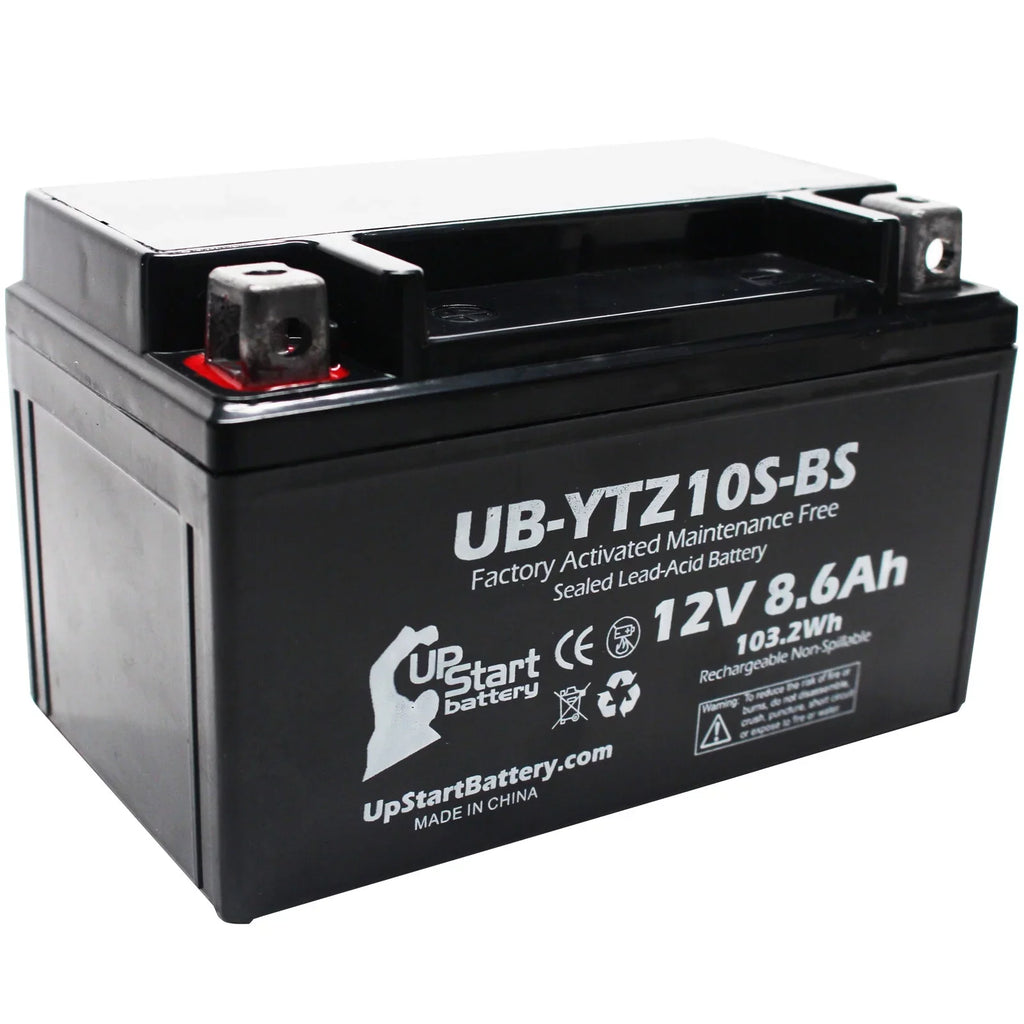 12V, Activated, UB-YTZ10S-BS Battery Battery Yamaha 8.6Ah, 2011 Replacement for Free, 1000CC YZF-R1 Maintenance UpStart Motorcycle 5-Pack Factory -