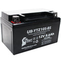 Motorcycle R6S) YZF-R6 600CC Battery UB-YTZ10S-BS Yamaha Free, 2011 Replacement 12V, (excl. - Maintenance Factory Battery UpStart 8.6Ah, Activated,