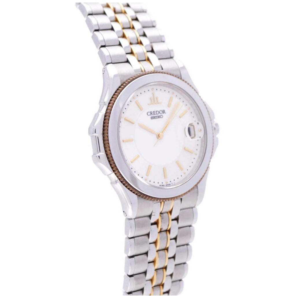 Pacific (Fair) silver/gold K18/SS watch 8J82-6A20 Seiko Credor Pre-Owned quartz