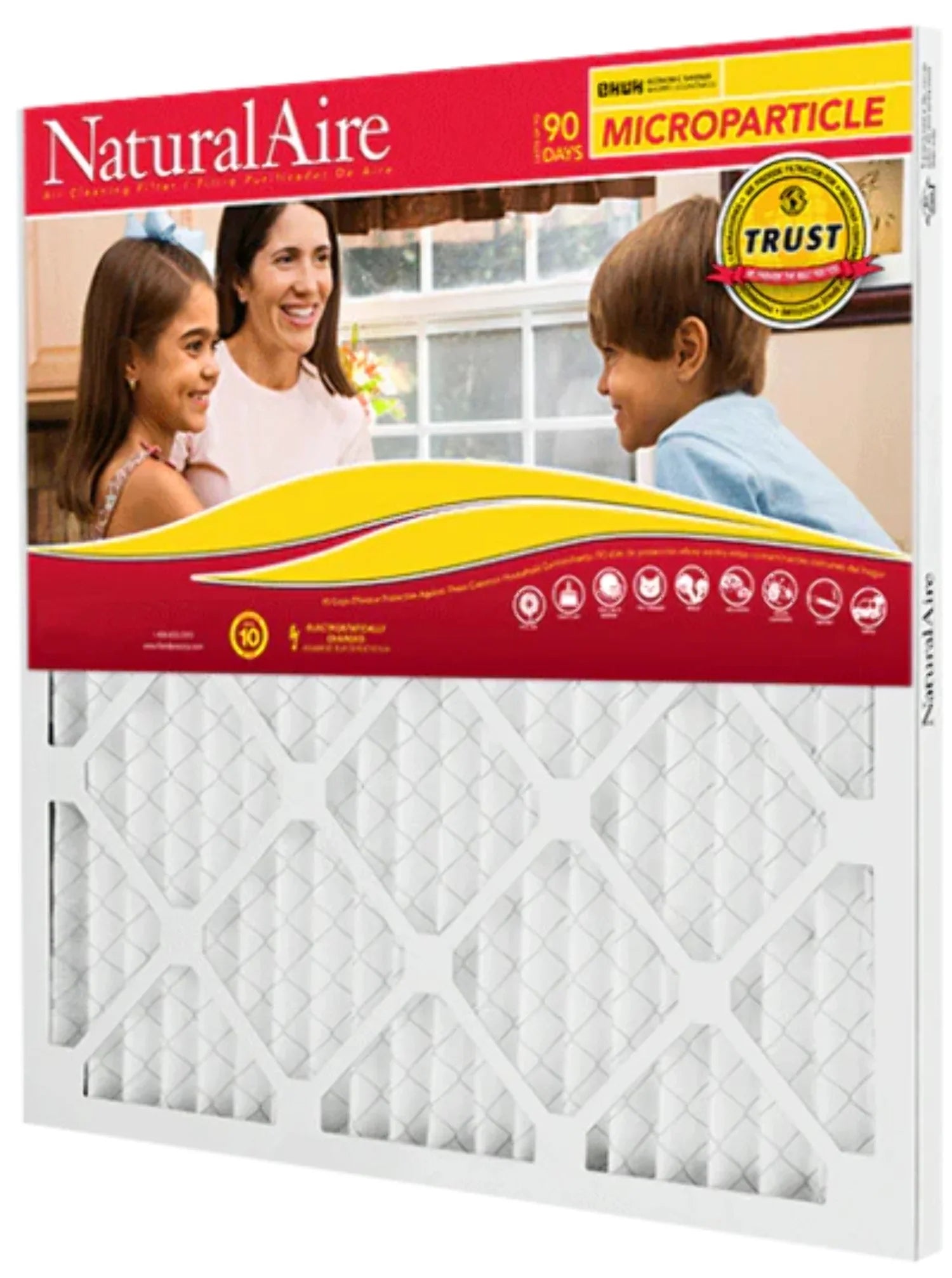 MERV pack) Microparticle 10x10x1 85156.011010 NaturalAire Filters (12 10