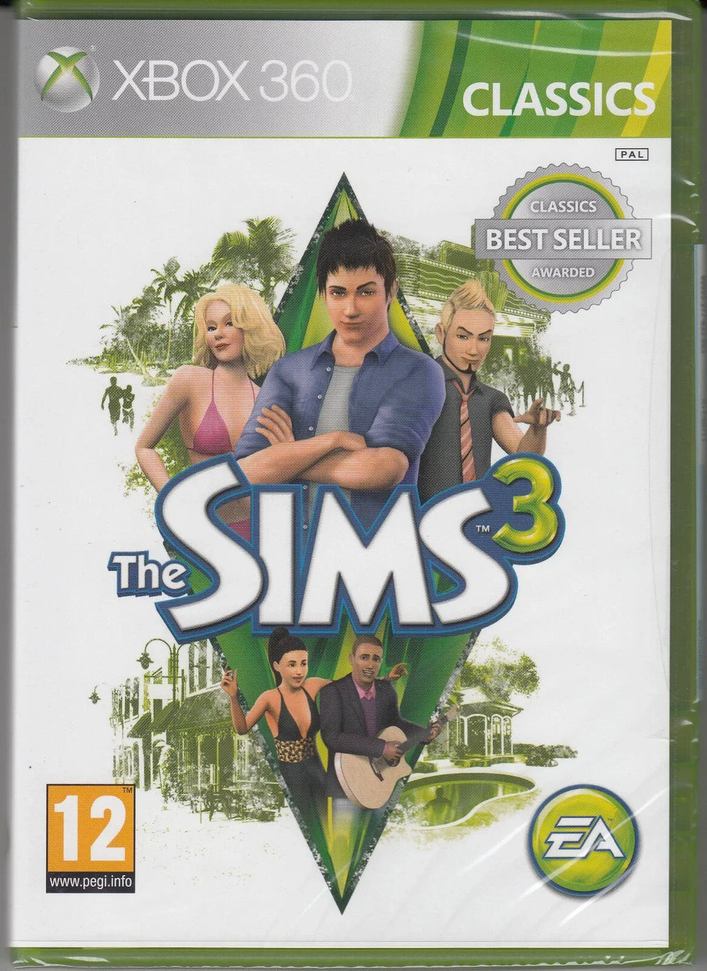 3 Sims 360 Factory Sealed New Brand Xbox The