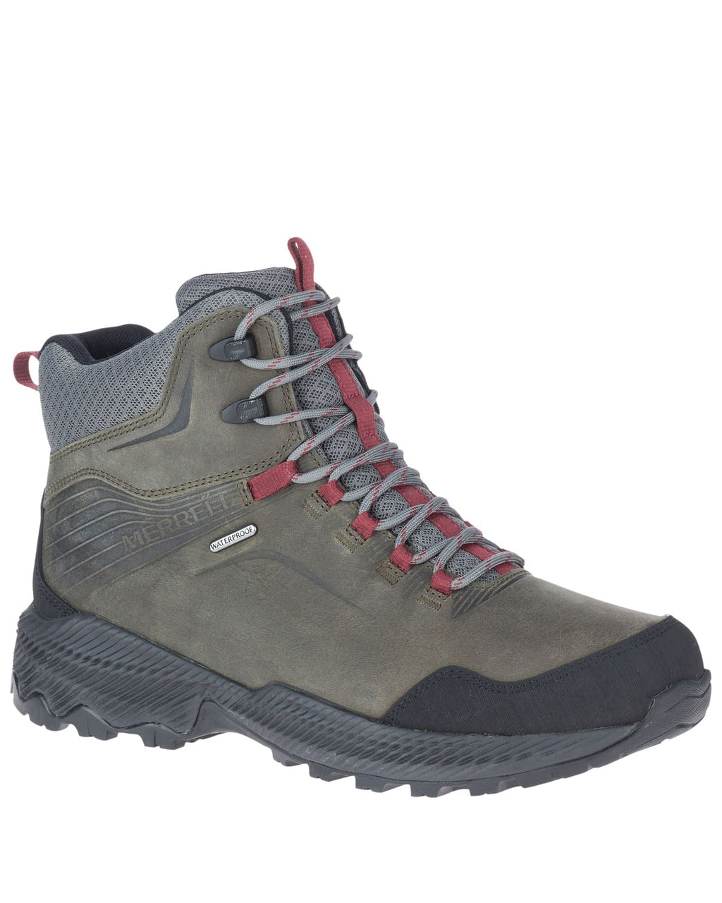 13 Toe Forestbound Hiking D(M) Men's Boot US Merrell Grey Waterproof Soft