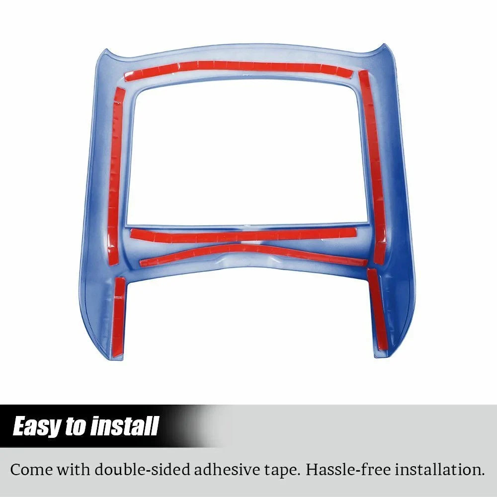 Holder Panel Teledu Central Console Trim Blue + Cover Inner Cup