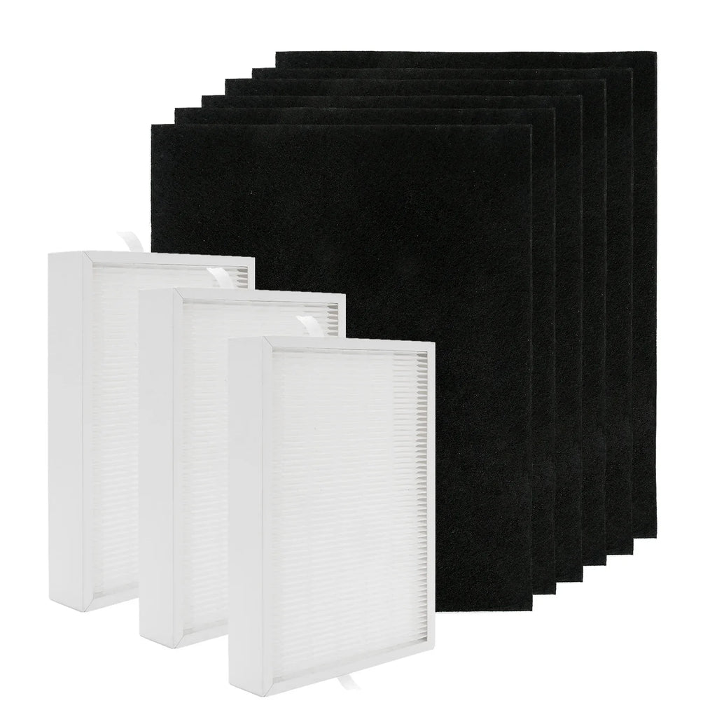 HEPA for + Honeywell 3 for Series Carbon HEPA HPA5300, HPA300, 6 A Replacement GasSaf Filters Replacement HPA300VP, Filter Honeywell HPA304, R Pre-Filters , HPA835