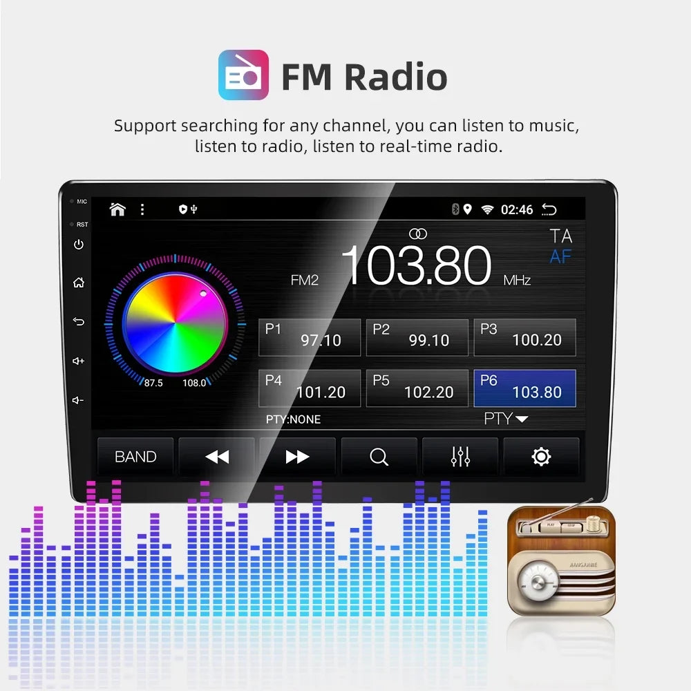 JMANCE Mazda & Car inch Stereo 2010-2013 Compatible 3 Auto CarPlay 9 Receiver, Android with Radio with camera backup Car