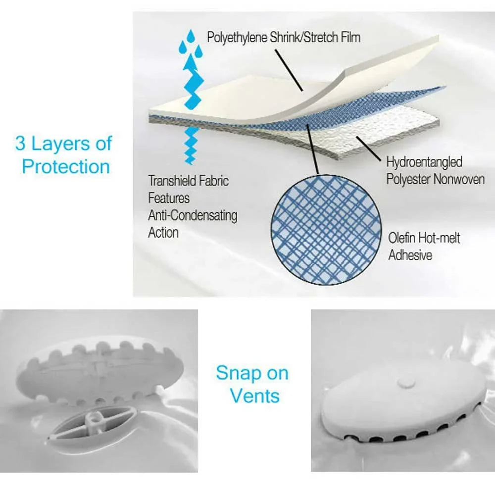 / F10563.0 Boat 273 | Transhield A28 465377 Cobalt Cover Shrinkable
