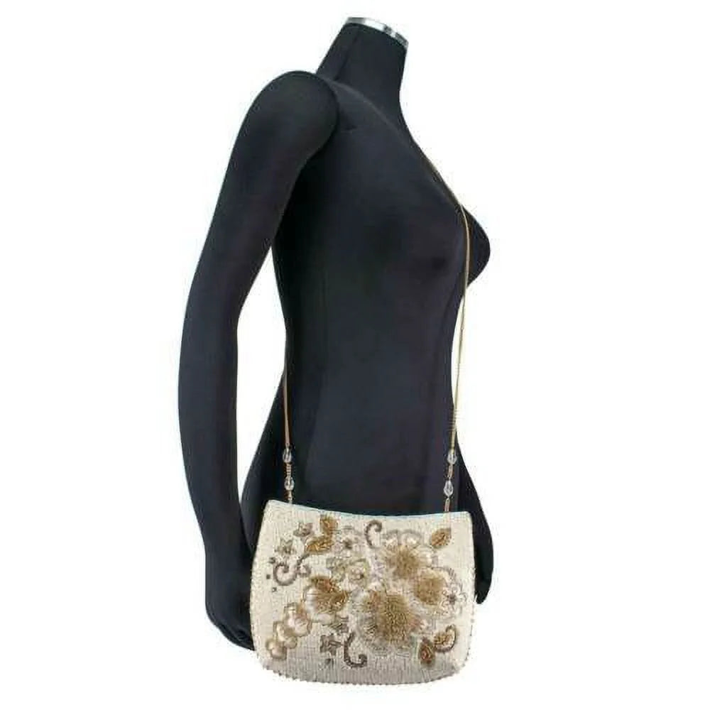 Clutch Bag White Bride Bridal Handbag Frances Crossbody NEW Radiance Mary Beaded