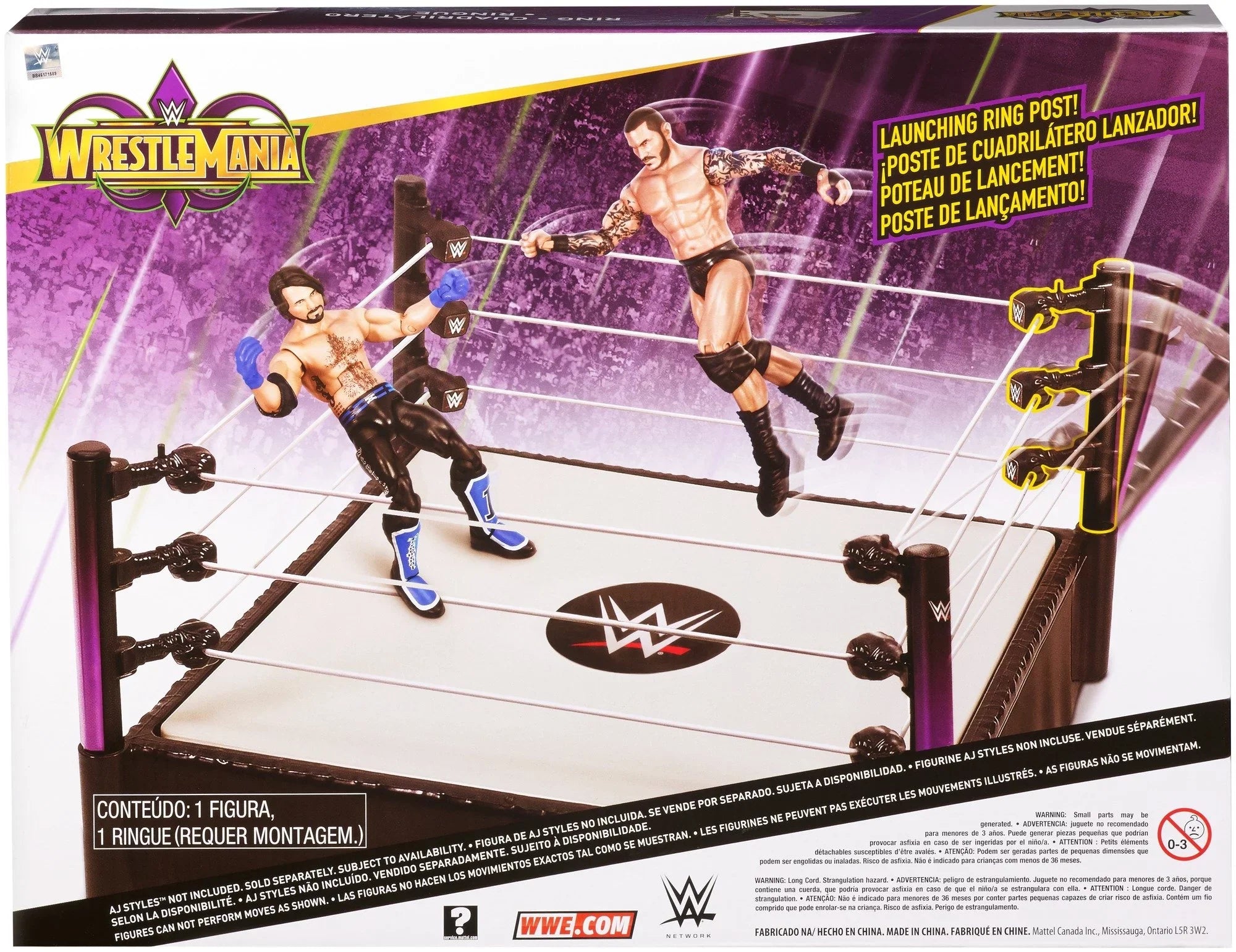 Ring Playset Wrestling [Includes Wrestlemania Orton] Randy WWE