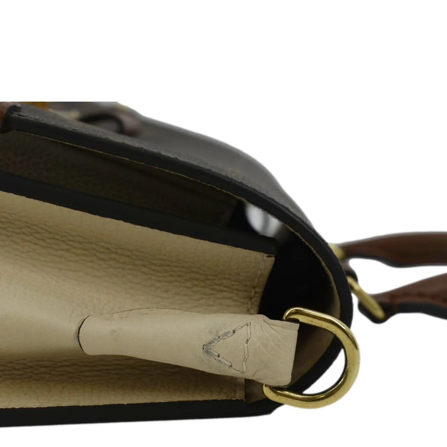 Creme Vaugirard Bag Monogram Shoulder Canvas Pre-owned