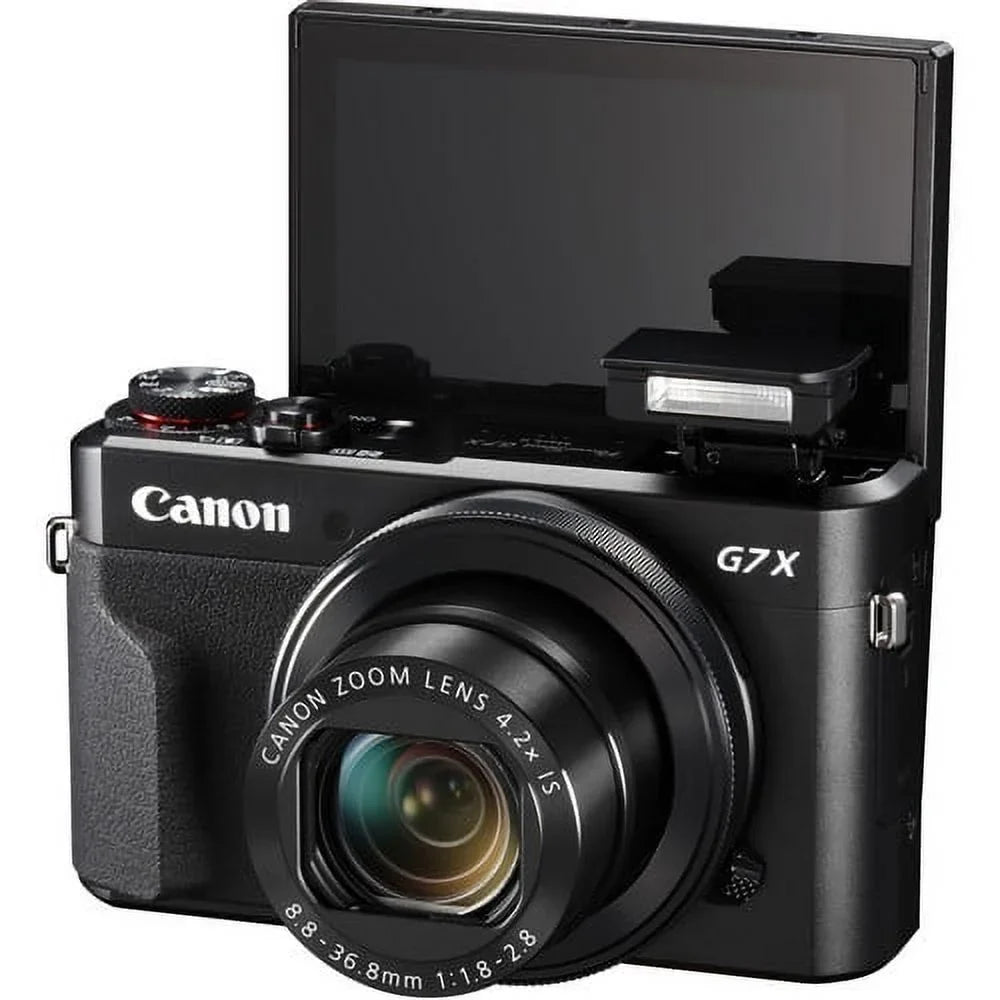 Bundle + Camera G7 EXT Tripod BATT Canon + PowerShot II Digital 32GB + X Mark