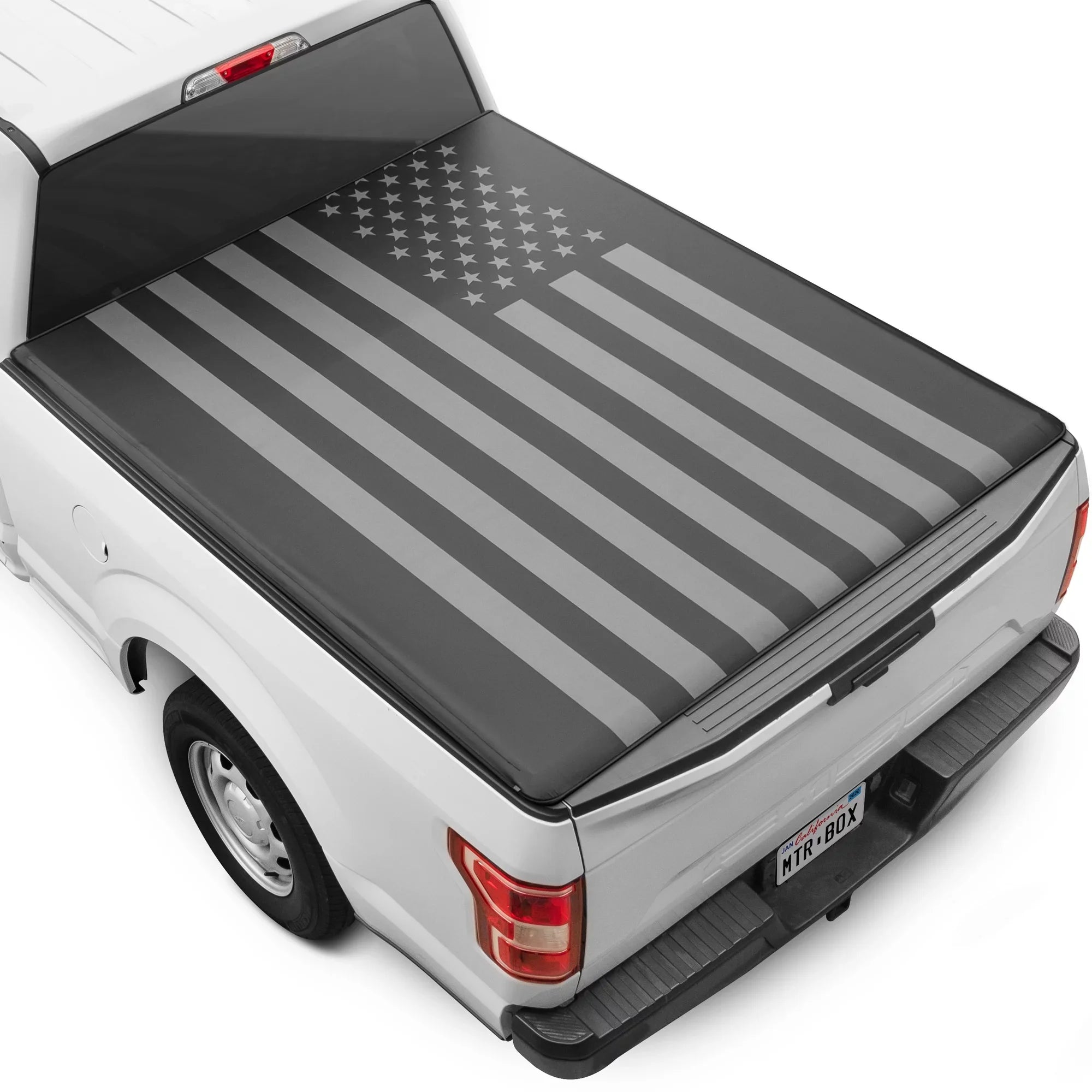 Truck for Flag Cover 6.4 Black All Retractable 2002-2023 Roll-up Ram 2003-2020 Protector Bed climate 2500/3500 1500 Soft Tonneau ft