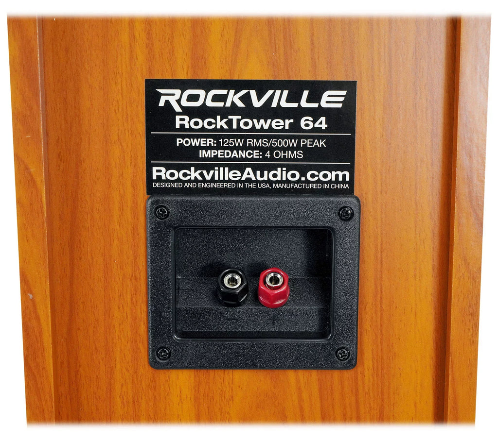 Receiver Bluetooth Tower Speakers BluTube (2) Amplifier/Home Rockville + WD Tube