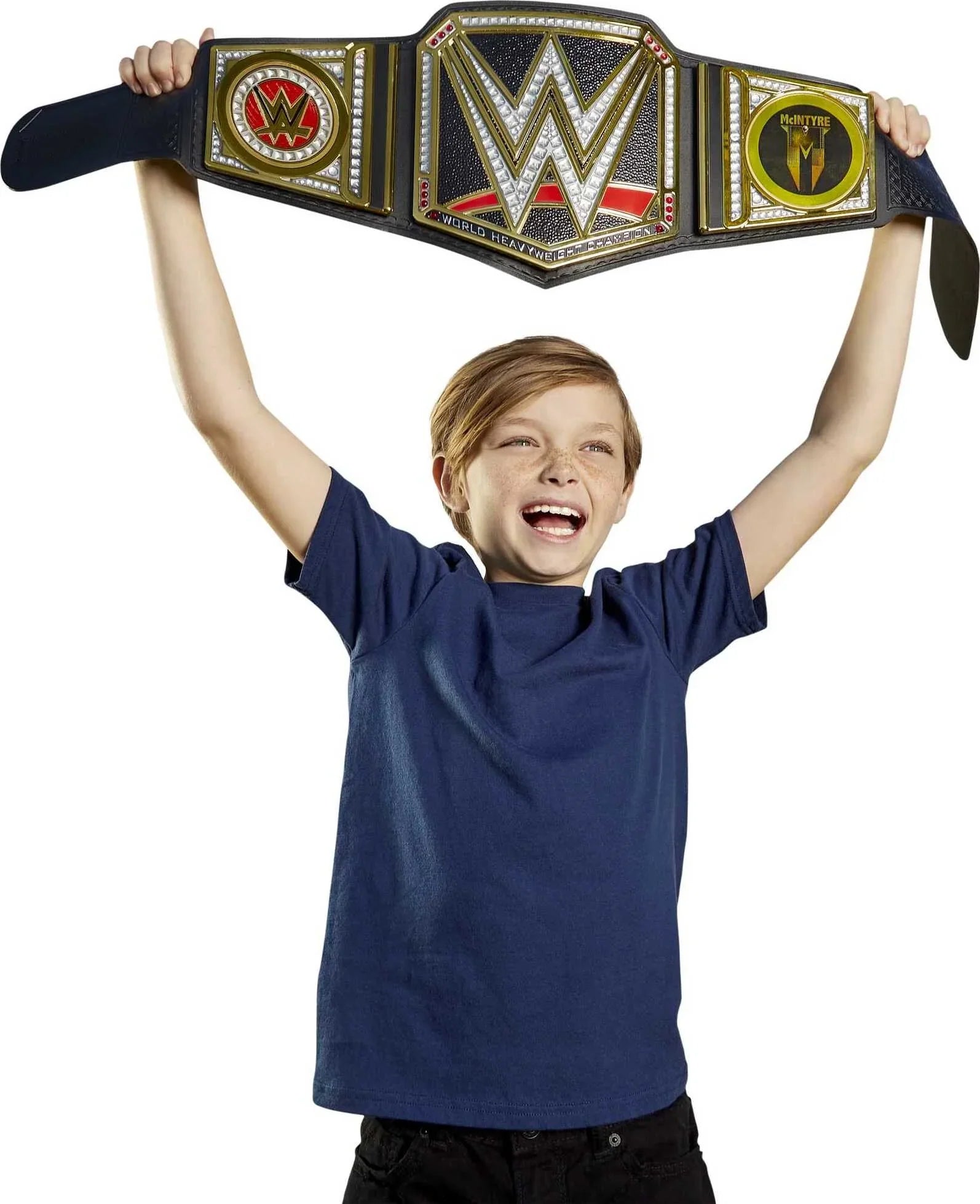 with Championship, Showdown WWE Metallic Role-Play Championship Title Sideplates WWE Belt