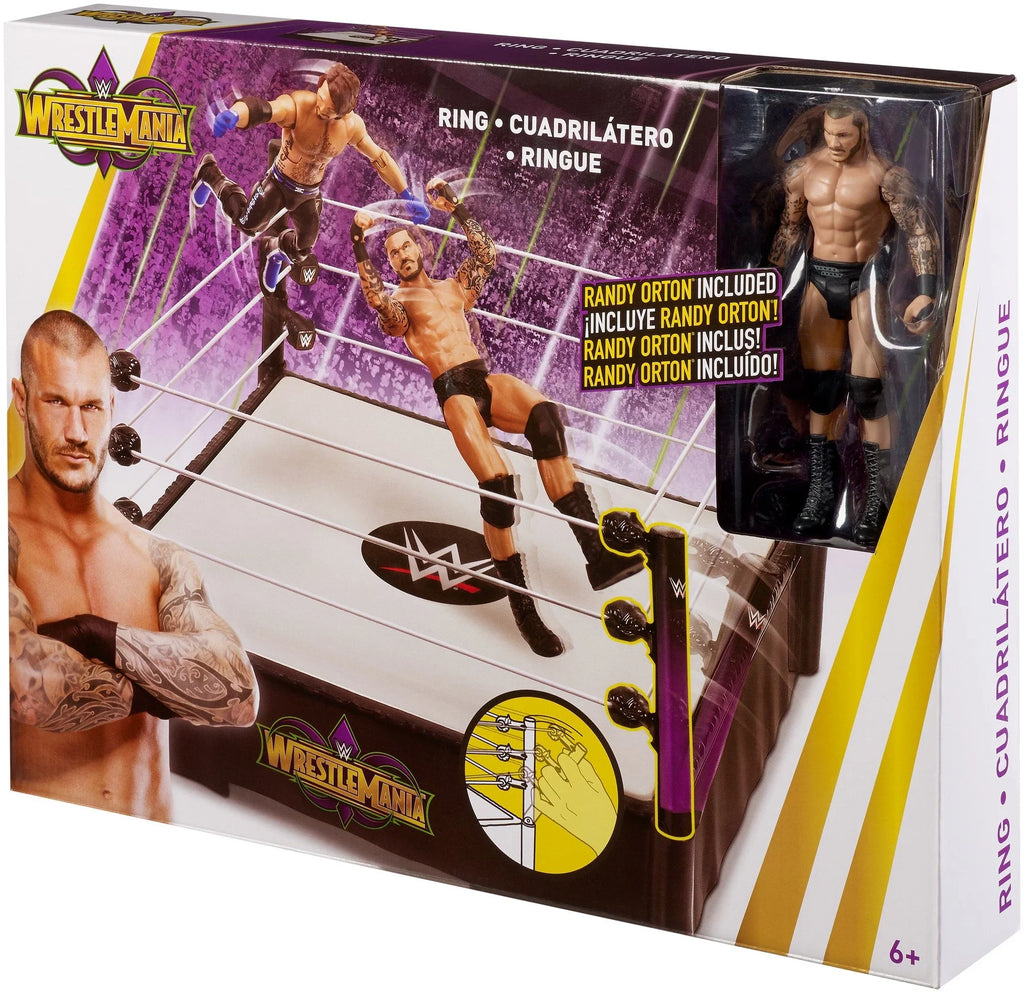Ring Playset Wrestling [Includes Wrestlemania Orton] Randy WWE