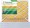 AC Furnace Pleated Filters MERV Air 11 HVAC (4-Pack) Filterbuy 18x24x2