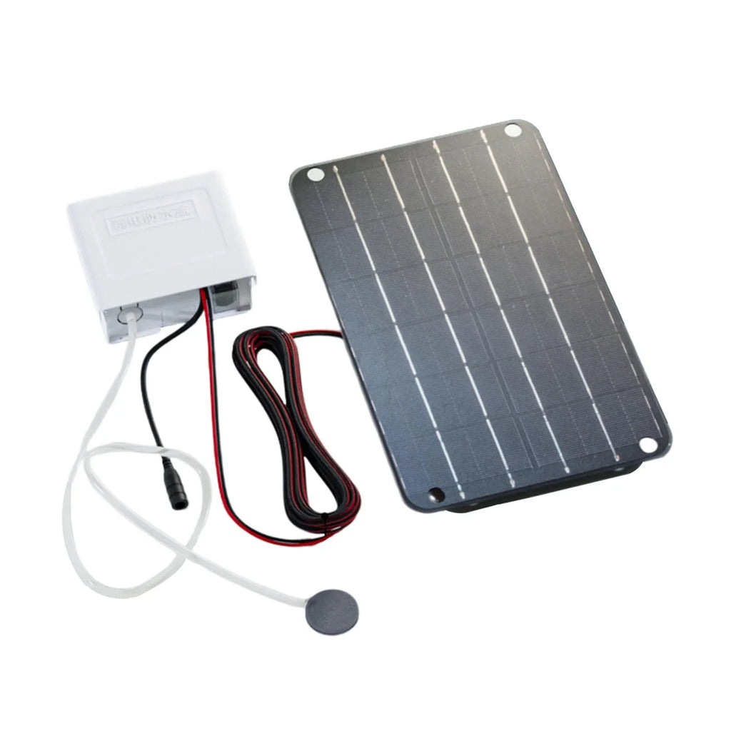 Oxygenator Air Powered Silent Pump,Aquarium Pond Air simhoa Pond Hydroponics Solar Pump Aerator Solar Eco Friendly,6V Pump for Solar