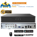 4MP Built-in Mobile DVR IP 4MP/1080P Recorder, HDMI/VGA, H.265/H.264 & Home/Office, Video Channels Ports x APPs No 1TB PoE 101AV Network 10 Drive WiFi, Cameras Hard for Supports 8