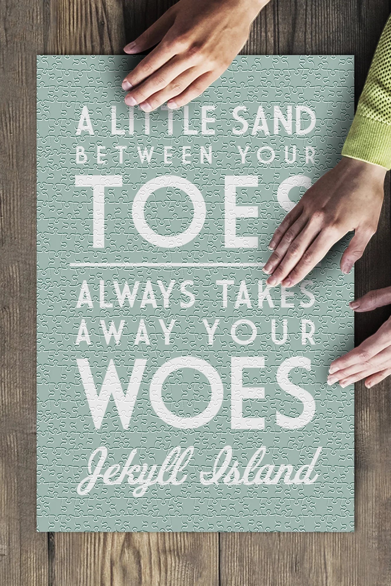 Jekyll and Your Island, Georgia, Premium Piece Family, Puzzle in inches, A Sand for Said USA) Jigsaw Little 500 (19x27 Toes, Between Made Adults Simply