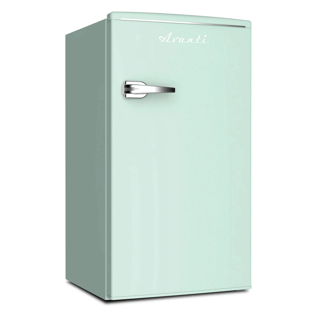 Seafoam Avanti Series 3.1 Retro Refrigerator, ft., Compact cu. Green Mini-Fridge, in (RMRS31X7G-IS)