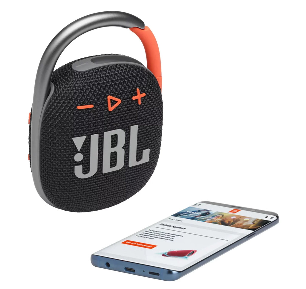 Box Box) Portable Orange Damage 4 Clip Black Bluetooth Speaker JBL (Open