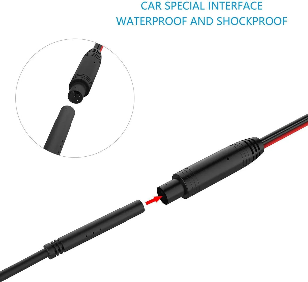 Rear CAR910W Angle with Compatible CM901MIR Vision CAR110W Radio CAR710X CAR910X CAR8000 CDR7011 Frame Waterproof CAM123 View CMR2720 Night Backup HD Plate CAR710 License Camera 170° Car Jensen