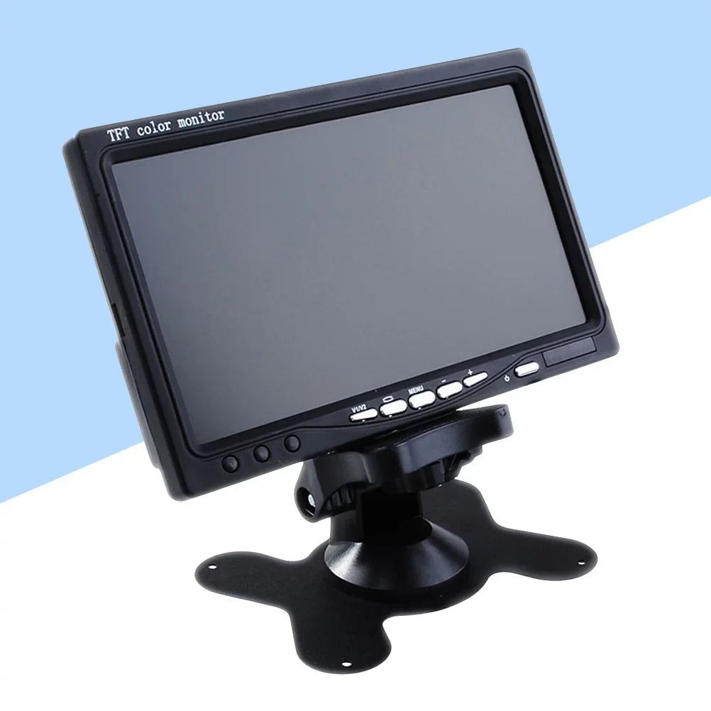 Backlight Camera Rear Color Reverse Monitor Backup Camera Car Mirror (Black) Serveillance Lcd Dvd View For 7" Tft Car