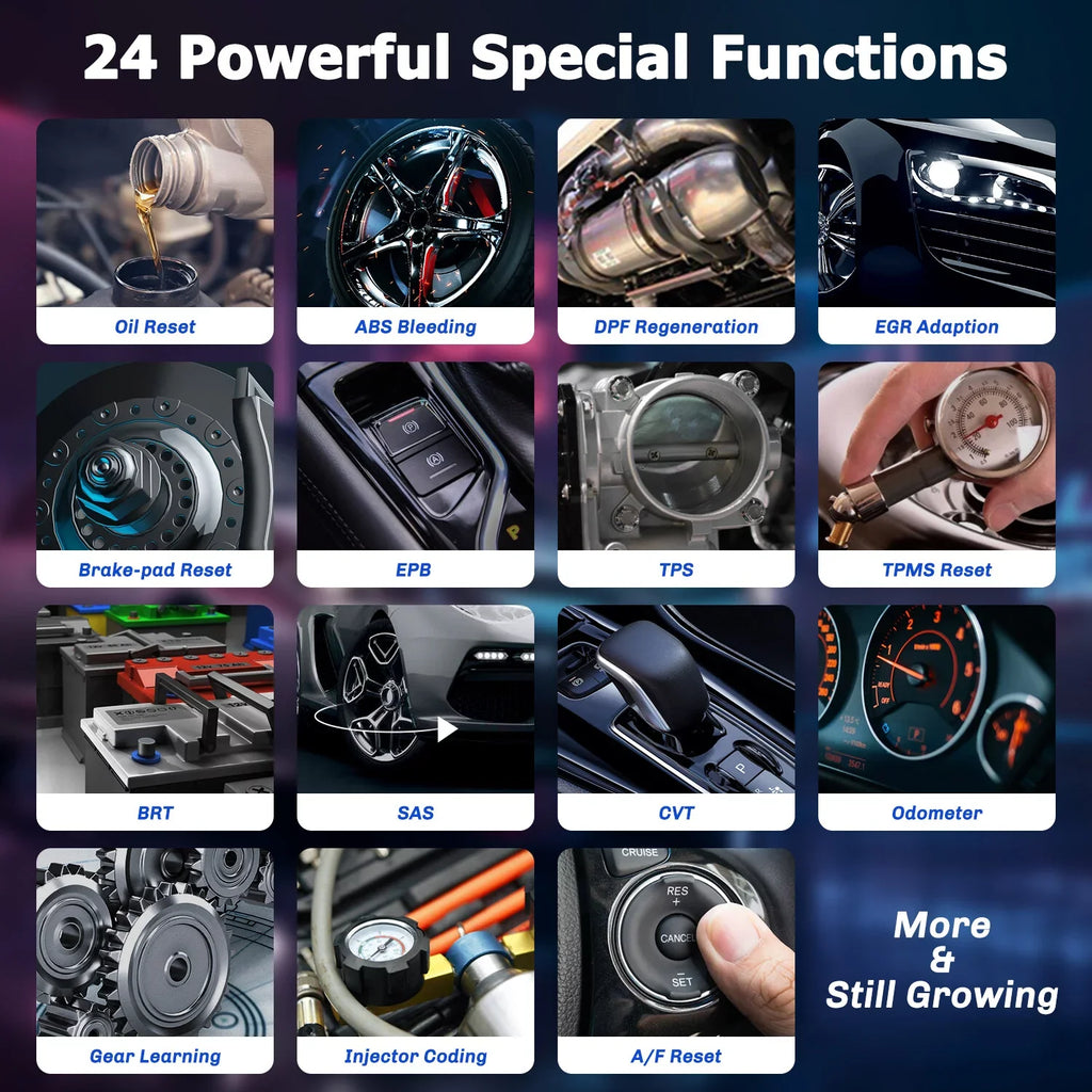 Free Scanner Car Reader Diagnostic Year Foxwell ABS Update Reset Services Bleeding Code Bluetooth Vin Systems GT60 2 Bidirectional All Analyzer Scan Vehicle OBD2 Tool 24 Automotive Maintenance Auto