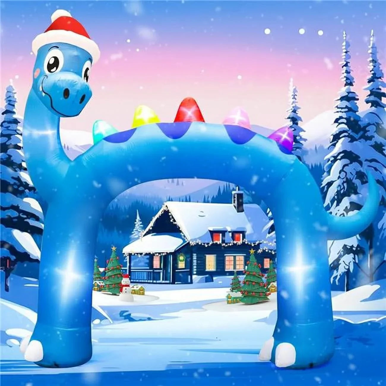 12' Christmas CB24229 Inflatables OnlineGymShop Dinosaur