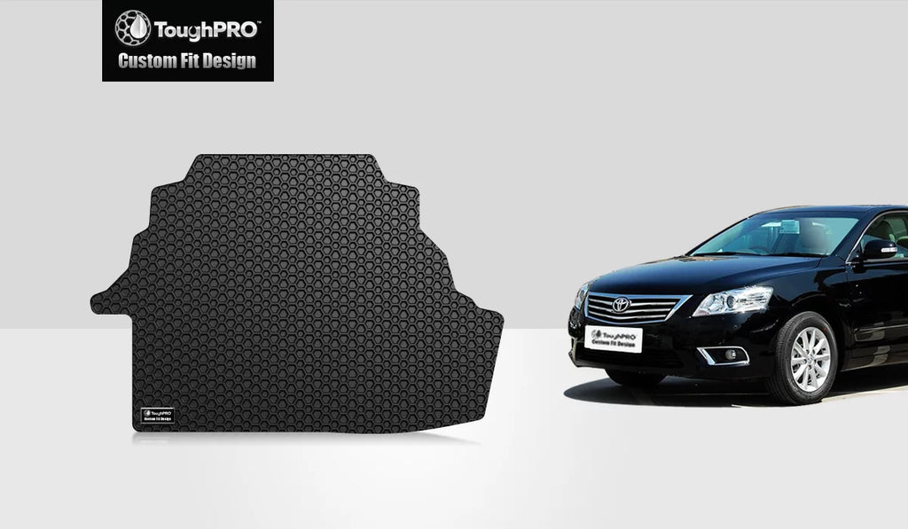 Black with - Duty in - (Made Mat Heavy Rubber ToughPRO - USA) All Camry - Compatible Trunk 2009 climate