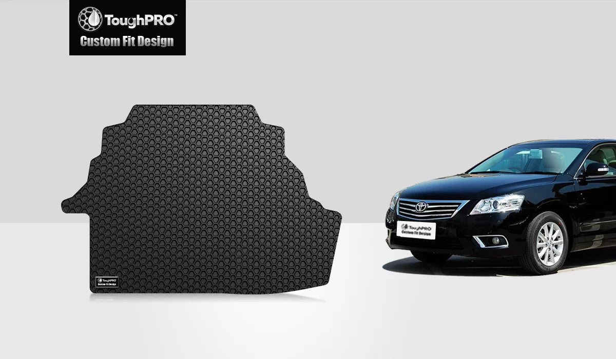 Black with - Duty in - (Made Mat Heavy Rubber ToughPRO - USA) All Camry - Compatible Trunk 2009 climate