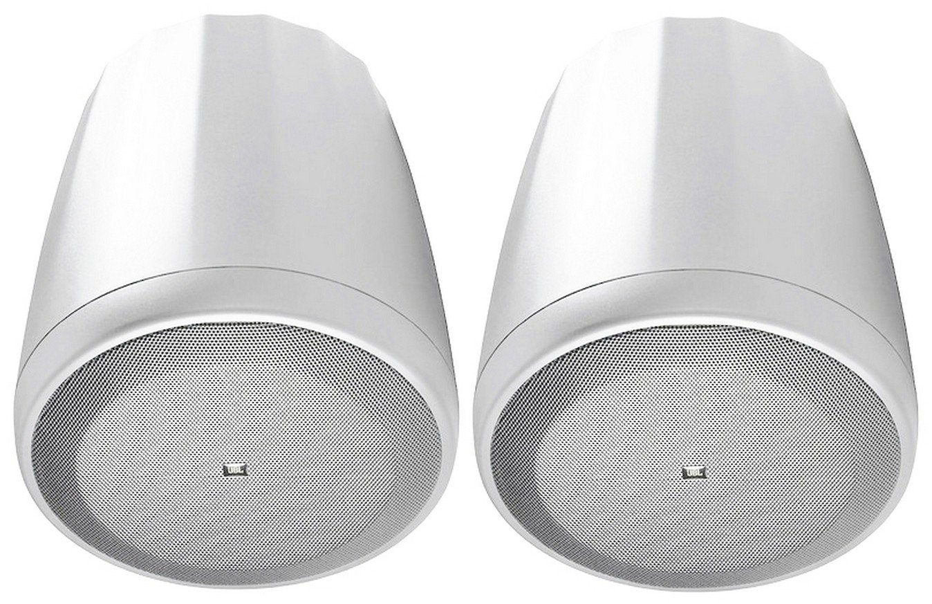 6-Zone JBL 3.5" Cube+2) Restaurant/Bar Amp+6) for and Speakers Ceiling White Pendant