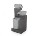 Colquitt exterior Tier 3 Multi-Gray Modern Fountain,