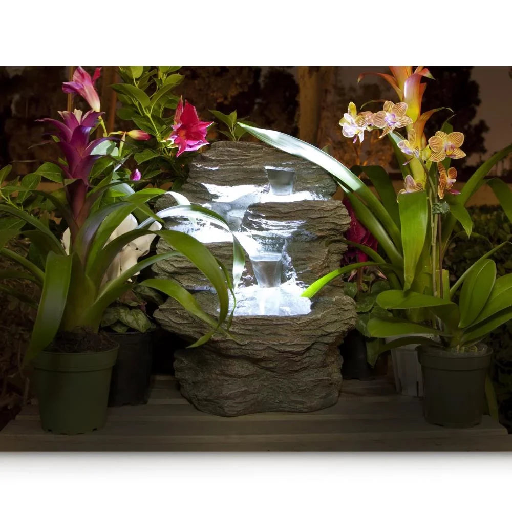 Serene Fountain Decoration liquid Life - Feature - Relaxing SLTWF15LED liquid Tabletop