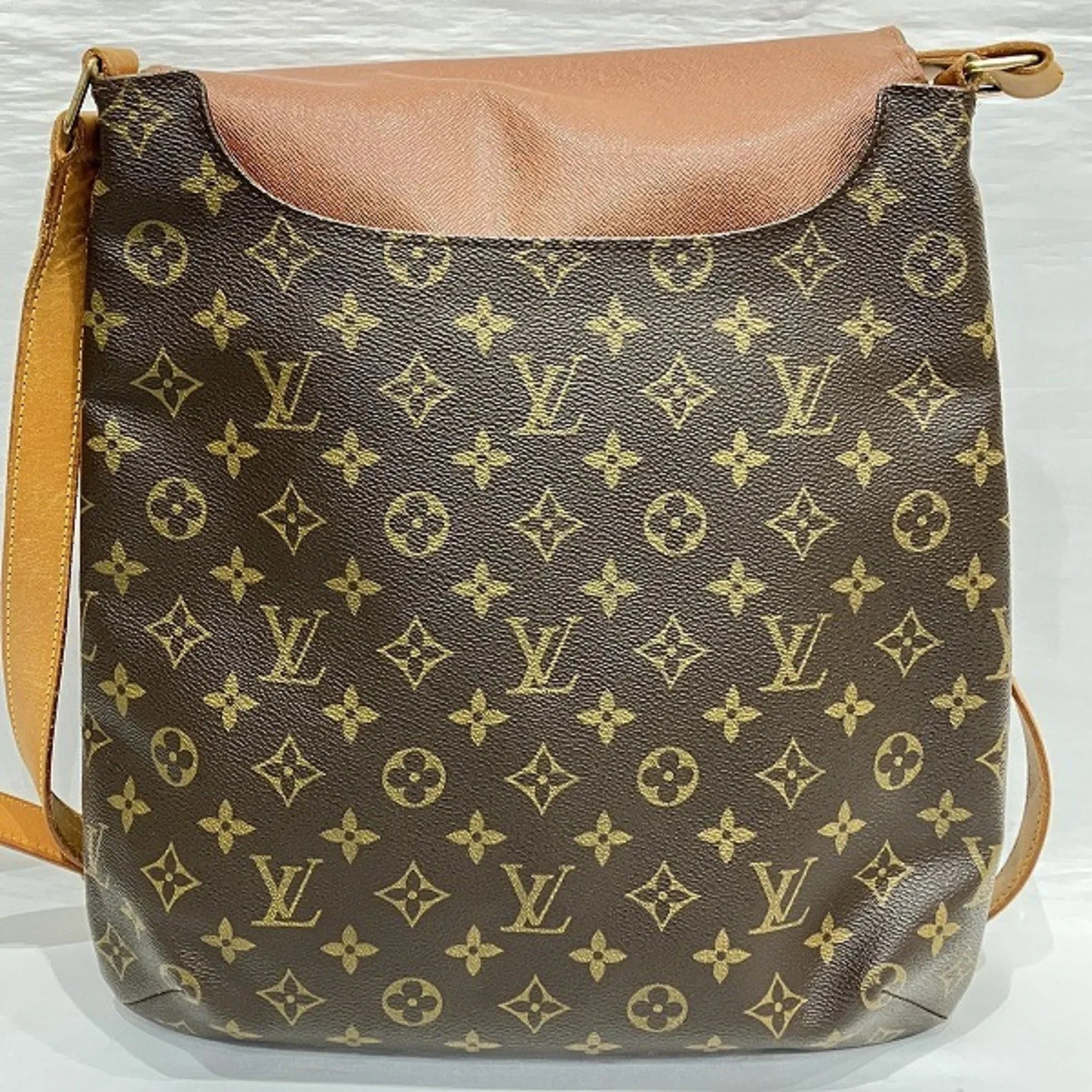 Monogram (Fair) Shoulder Women Pre-Owned M51256 Men Musette Bag