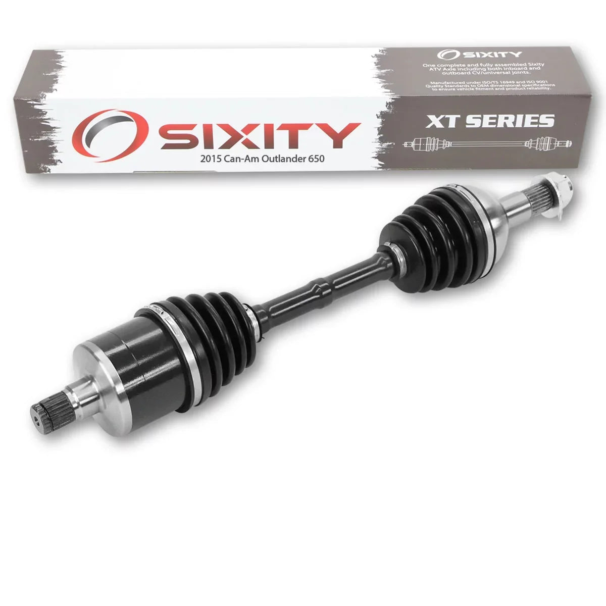 '- EFI Left Sixity 650 XT 2015 Can-Am 4X4 compatible Outlander Axle Rear with