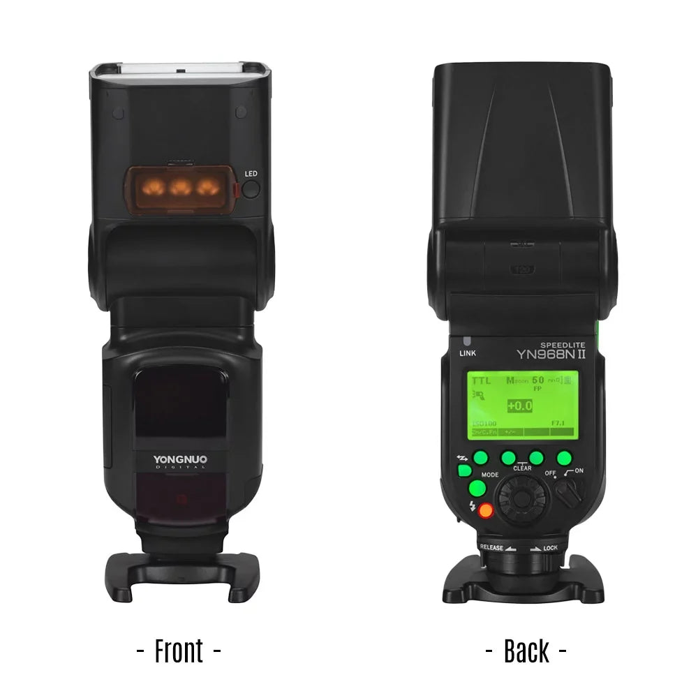 YN622N 1/8000s 5600K Light, Wireless Wireless Speedlite YN968N Built-in II DSLR with Flash System Cameras Nikon YONGNUO LED Compatible with and TTL HSS, YN560