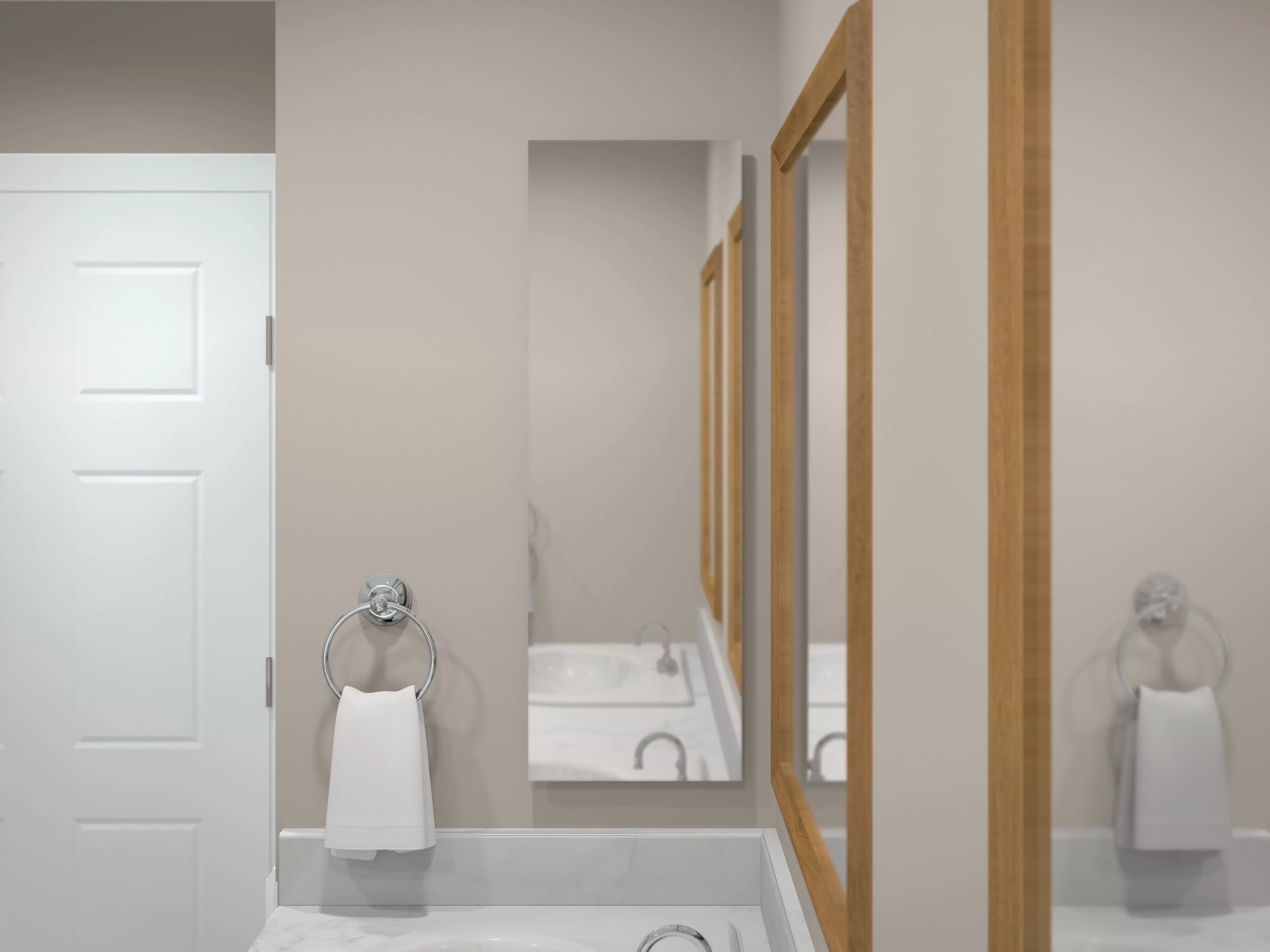 Recess-Mount Frameless American 12 36 x Mirror Medicine in., Rectangle, Reversible Pride Cabinet,
