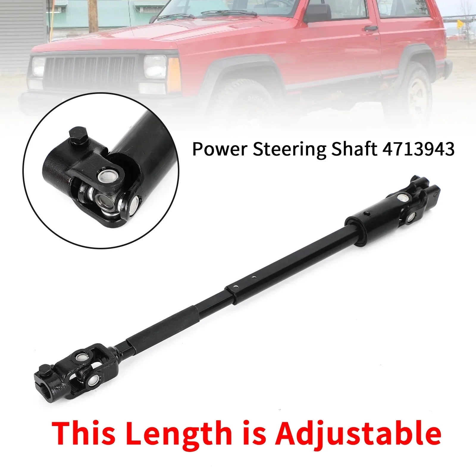 For Power JCXJ84 XJ Jeep 4713943 Shaft Steering Cherokee 1984-1994