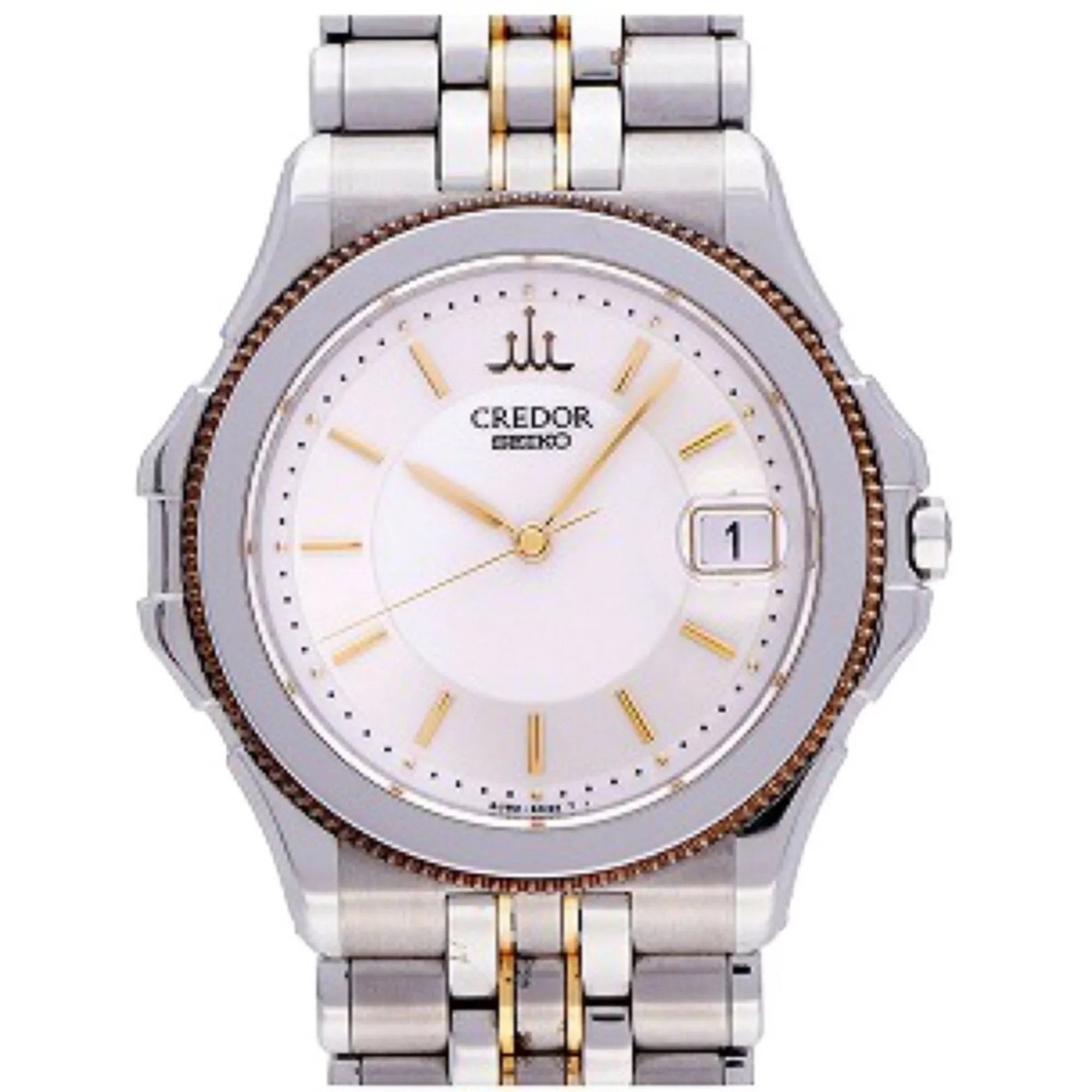 Pacific (Fair) silver/gold K18/SS watch 8J82-6A20 Seiko Credor Pre-Owned quartz