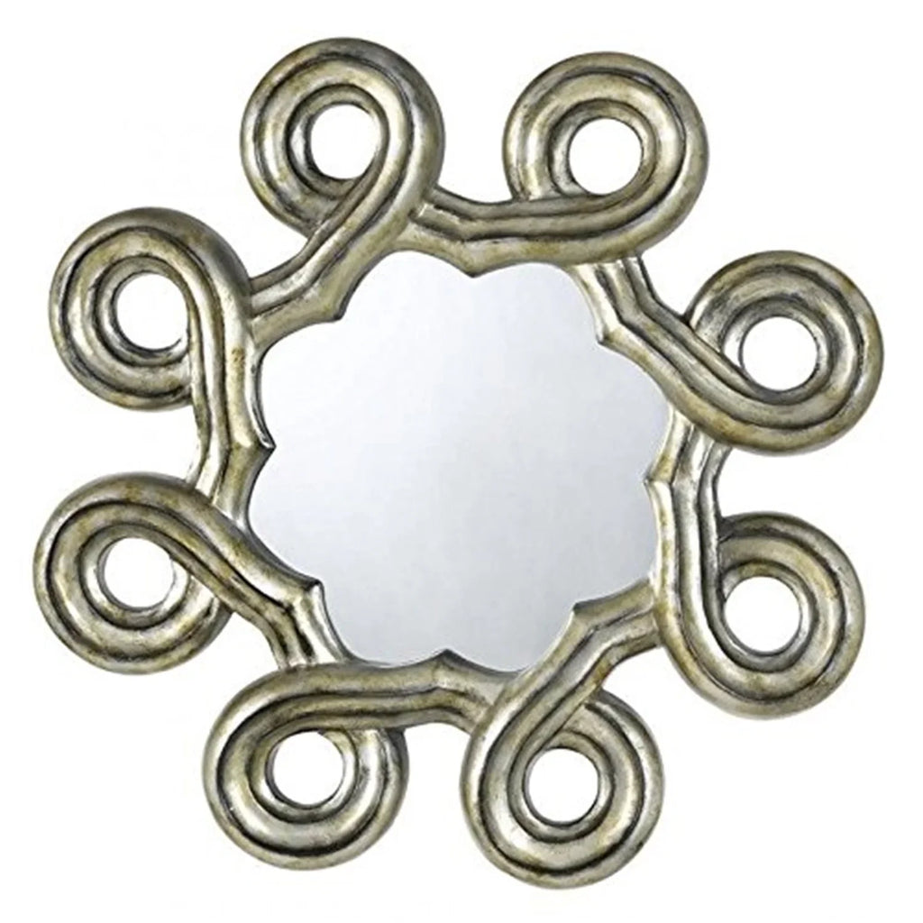 Polyurethane Beveled Abstract Wa-2155Mir Lighting Hexagon Mirror Cal Formia