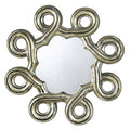 Polyurethane Beveled Abstract Wa-2155Mir Lighting Hexagon Mirror Cal Formia