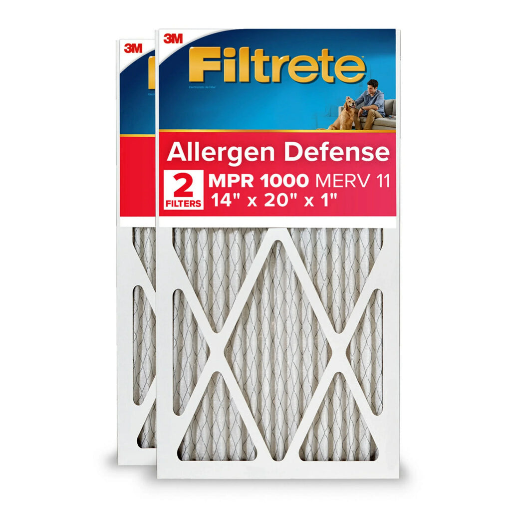 14x20x1 Filtrete 1000 11, Filters Allergen Filter, Air Defense, 2 MERV MPR