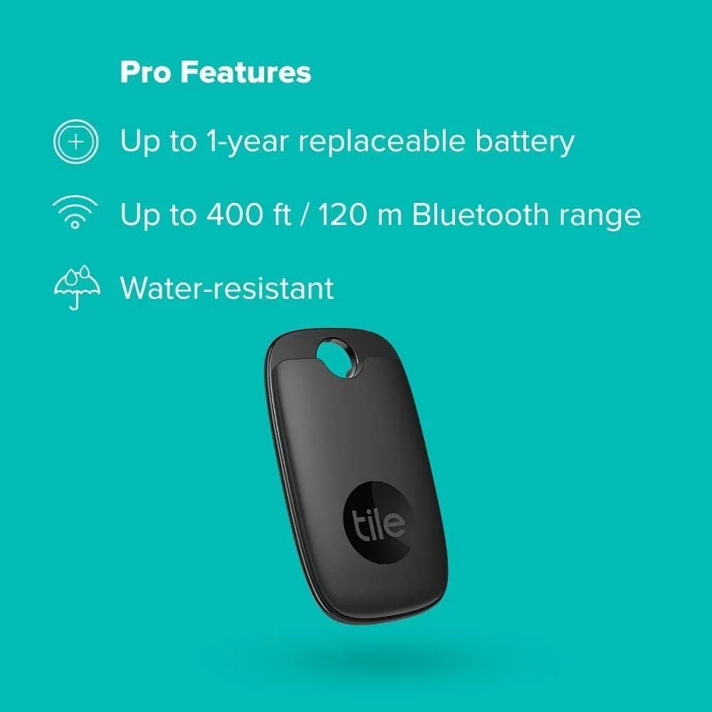 for ft More; Compatible. Pro Powerful Tile iOS Keys 2022 Bluetooth Finder. 1-Pack. Keys, Up liquid-Resistant. to Android Tracker, and 400 Non-Retail Locator and Bags, Phone and Item Range. Finder