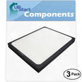 '- Filter Purifier Compatible Blueair Replacement & 300 200 Air Blueair 3-Pack Air Filter for 205 with