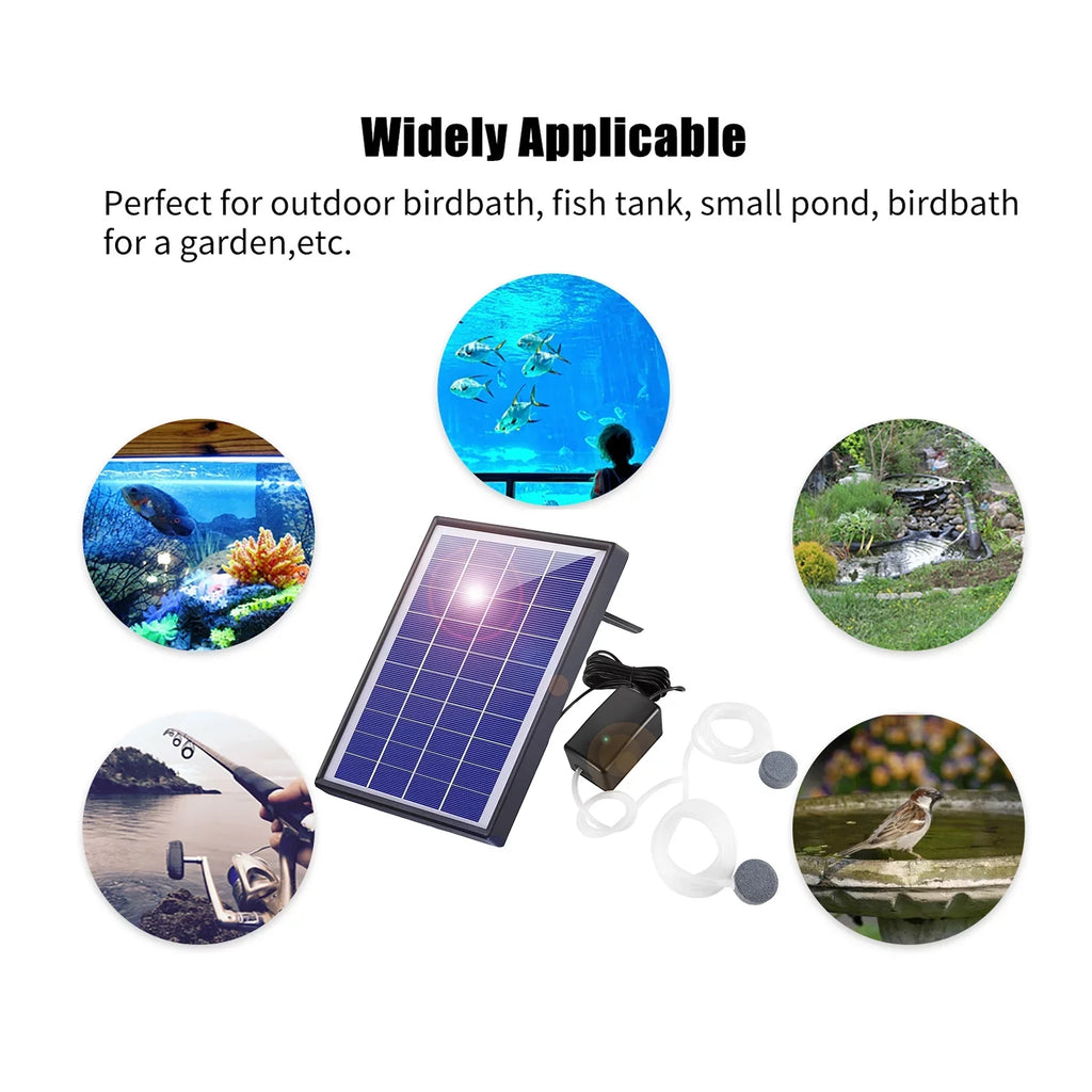 Fish Stones Bubble Aerator Pond Aerator Air Solar Pump pump, Air Fish6w Air Fish With Aerator Air Oxygenation Air Pump Pump GoolRC Pool Stones Bubble Yaliya BubbleAerator 2 Pump