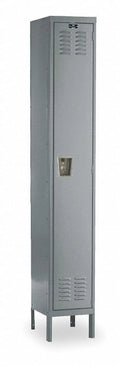 Tier,Gray Wide, U1588-1A-HG Wardrobe Hallowell 1 Locker,Lvrd,1