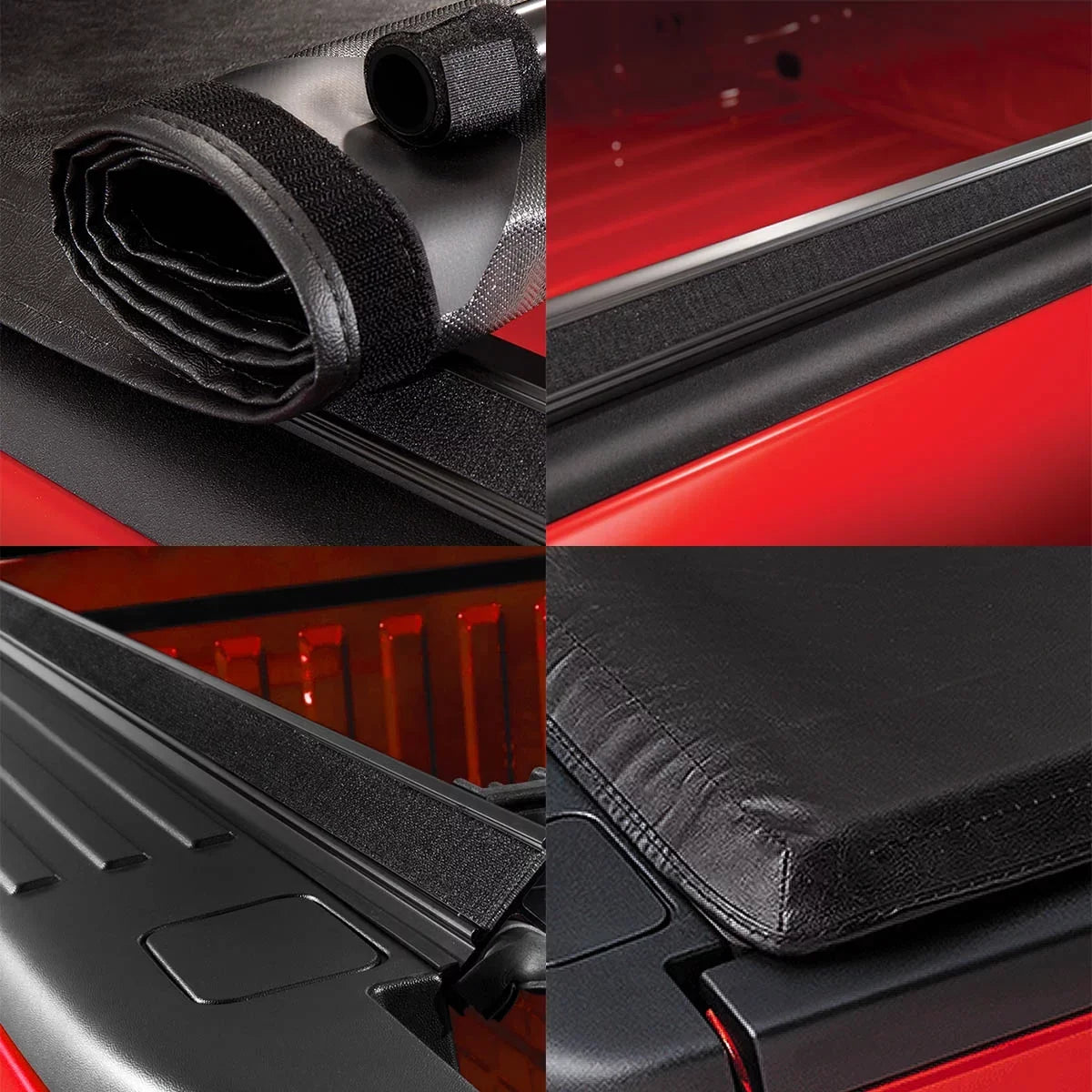 Fits 1500 Tonneau Truck Auto Bed Roll Ram up Cover 6.5Ft Dodge 02-18 Soft Drive Bed