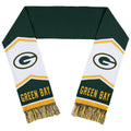 Bay Andrews by Stripe Jacquard Green Erin Packers Scarf WEAR