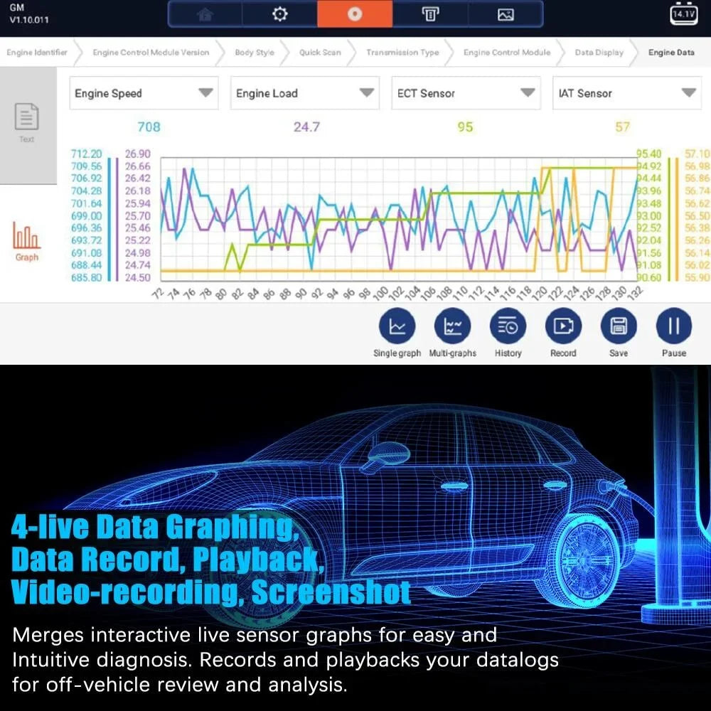 Free Scanner Car Reader Diagnostic Year Foxwell ABS Update Reset Services Bleeding Code Bluetooth Vin Systems GT60 2 Bidirectional All Analyzer Scan Vehicle OBD2 Tool 24 Automotive Maintenance Auto